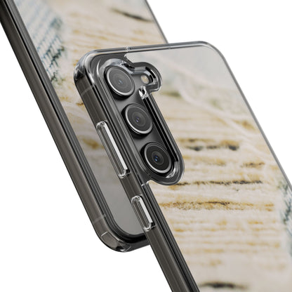 Clear Phone Case – Woven Warmth