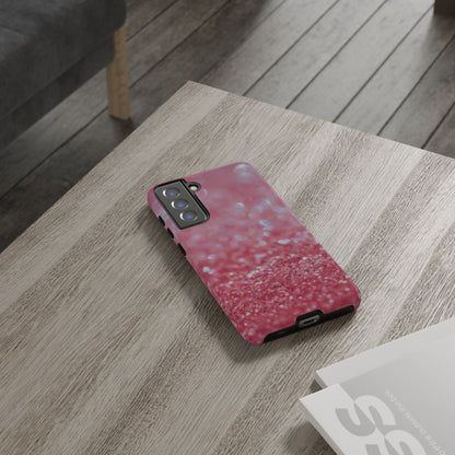 Protective Phone Case – Rosé Sparkle