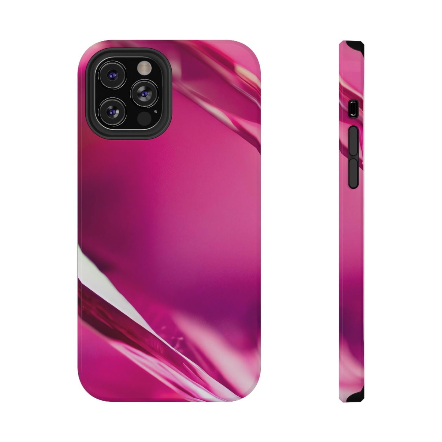 Impact-Resistant Phone Case – Magenta Motion