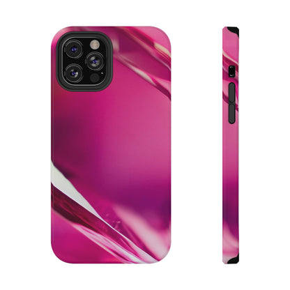 Impact-Resistant Phone Case – Magenta Motion