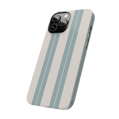 Slim Phone Case – Coastal Stripe