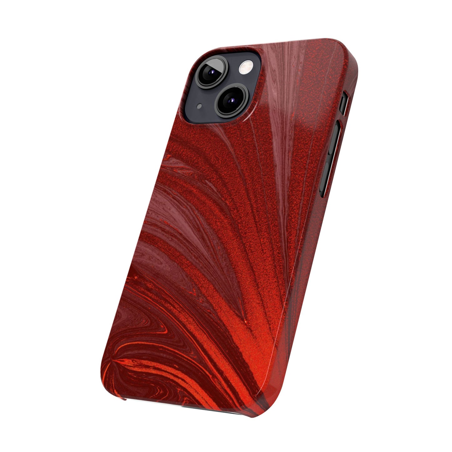 Slim Phone Case — Crimson Current