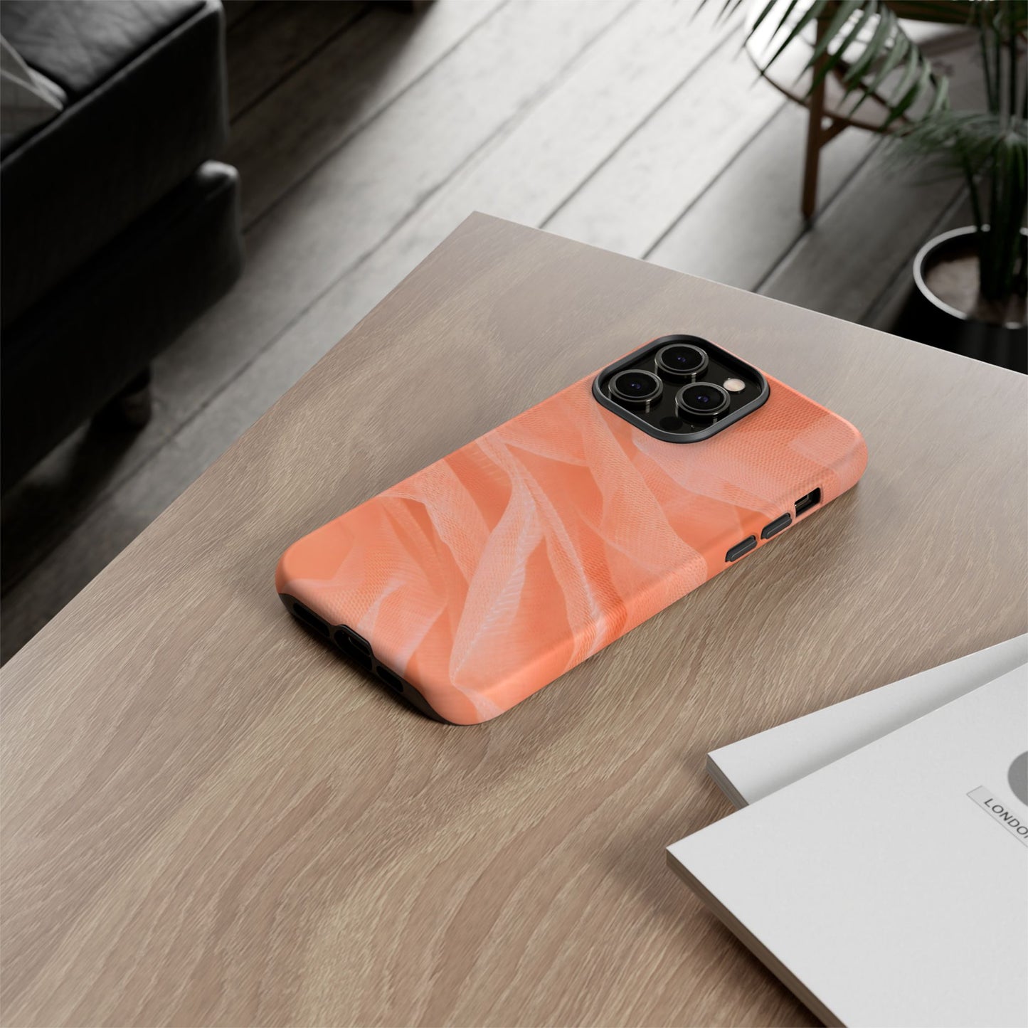 Protective Phone Case – Coral Veil