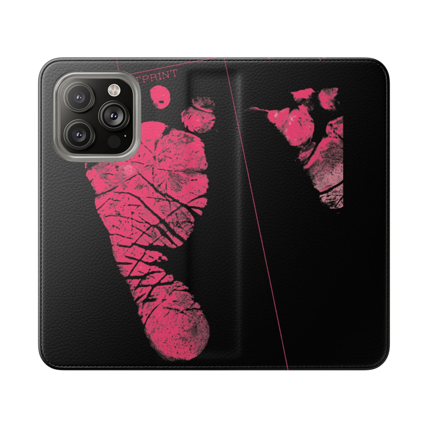 Flip Case – Mom’s Little Pink Footprints