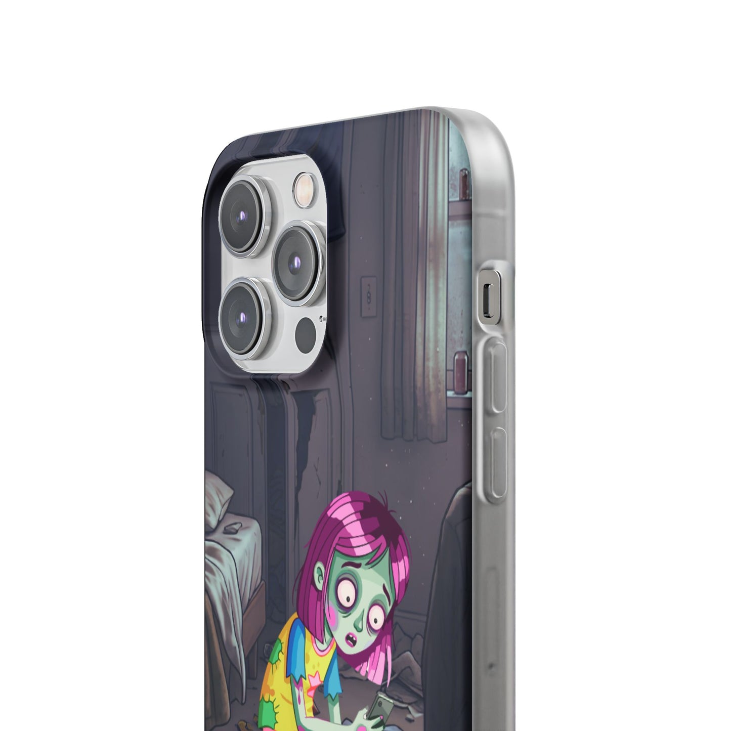Zombie Girl Phone Case — Cute Creepy Cartoon Phone Cover