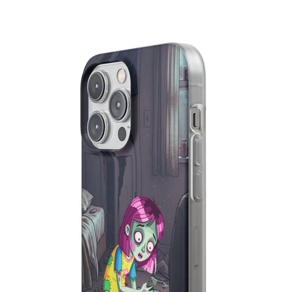 Zombie Girl Phone Case — Cute Creepy Cartoon Phone Cover