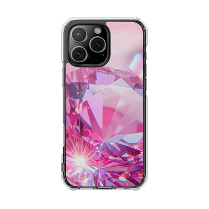 Clear Magnetic Phone Case – Pink Ice