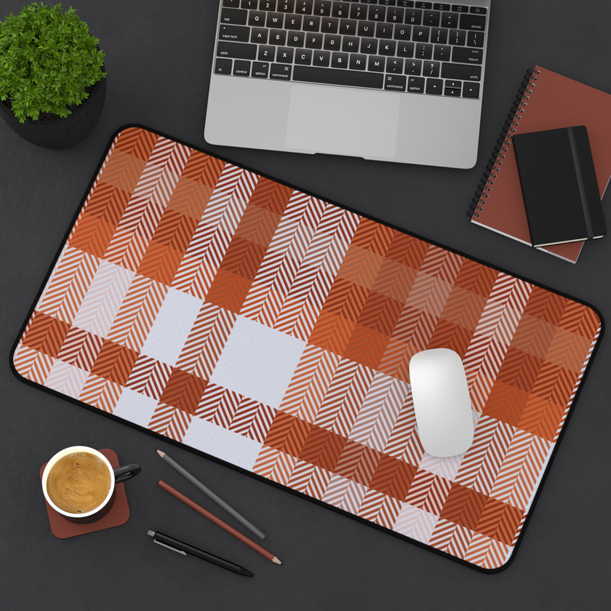 Desk Mat – Spiced Plaid
