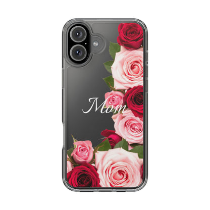 Clear Phone Case – Mom’s Rose Bouquet