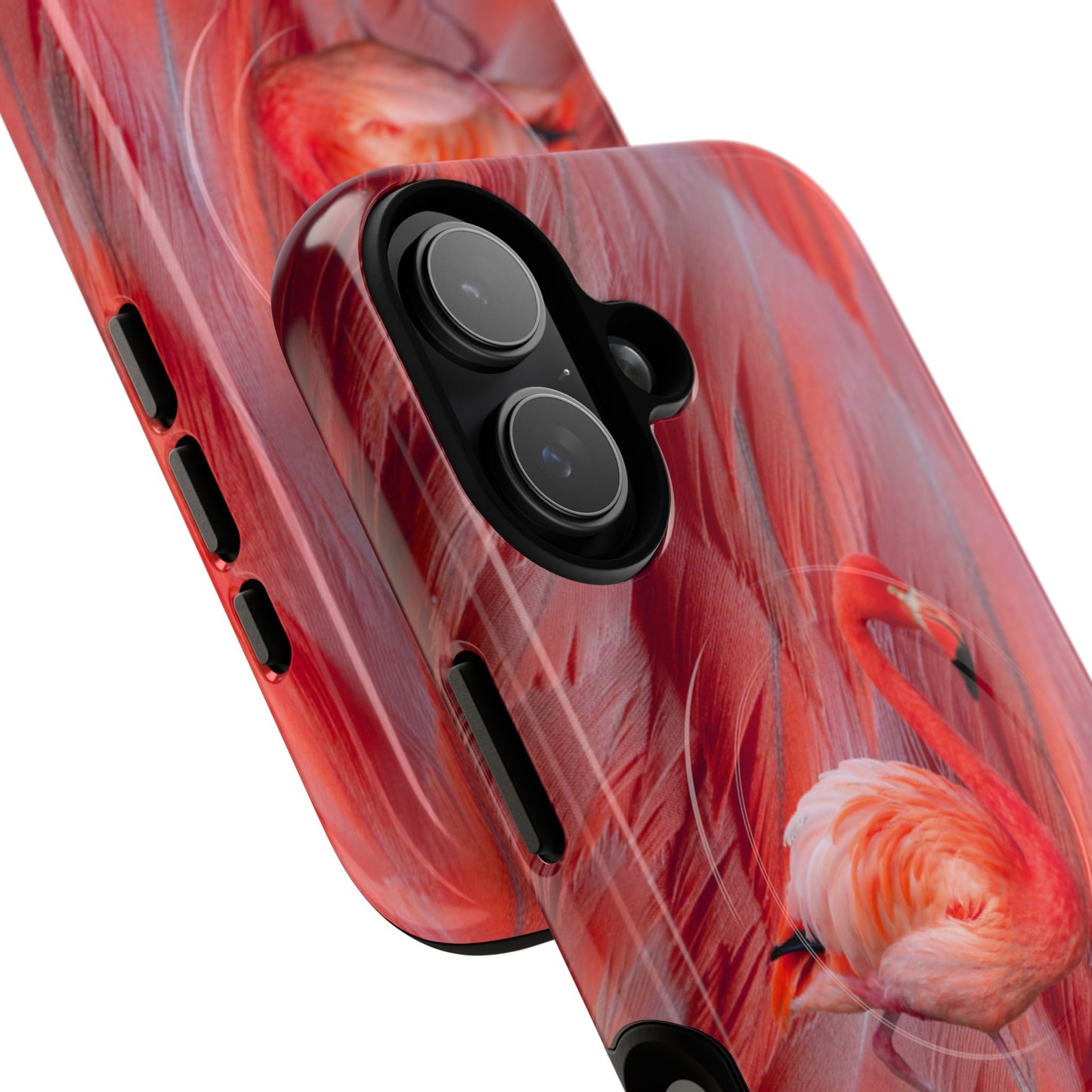 Protective Magnetic Phone Case – Scarlet Plume