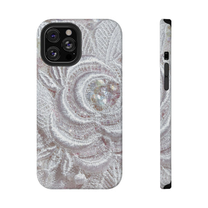 Impact-Resistant Phone Case – Lace Veil