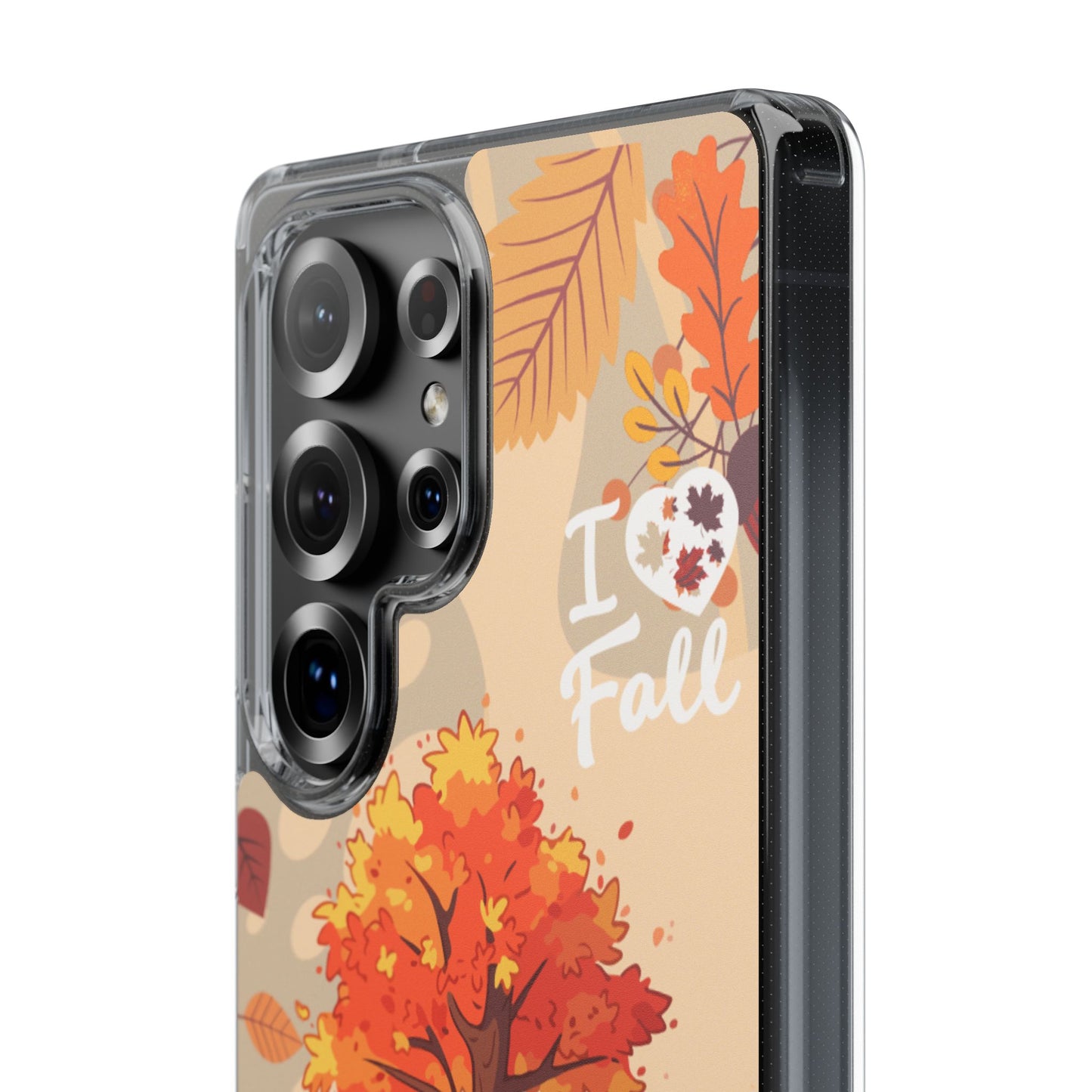 Clear Phone Case – Fall in Love