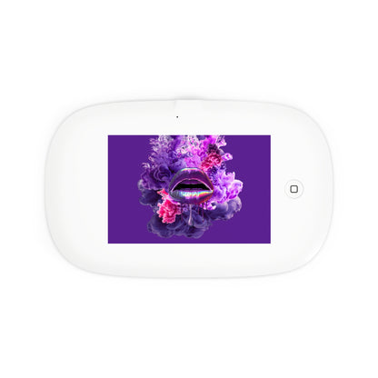 UV Phone Sanitizer with Wireless Charging – Purple Haze Lips
