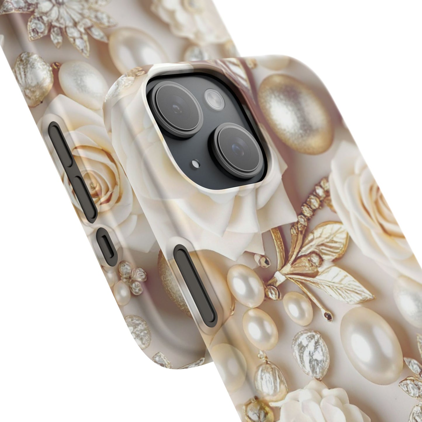Snap Phone Case – Ivory Opulence