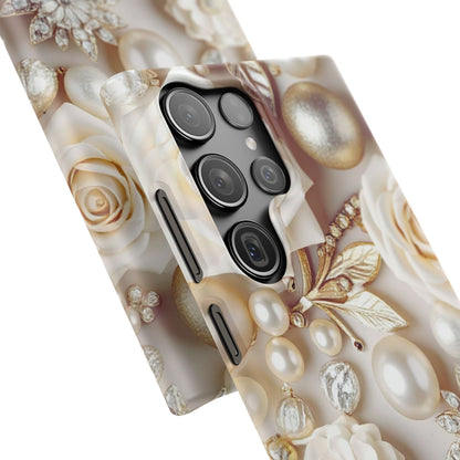 Snap Phone Case – Ivory Opulence