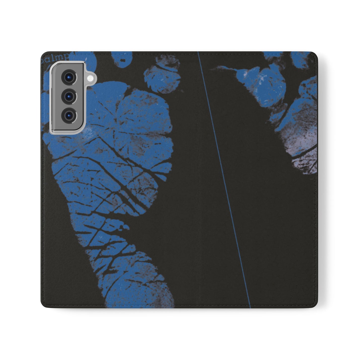 Flip Case – Mom’s Little Blue Footprints