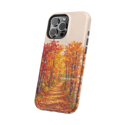 Wireless-Charging Compatible Case – Autumn Remembered – Compatible with iPhone 13–17 & Samsung Galaxy S25–S26 Series