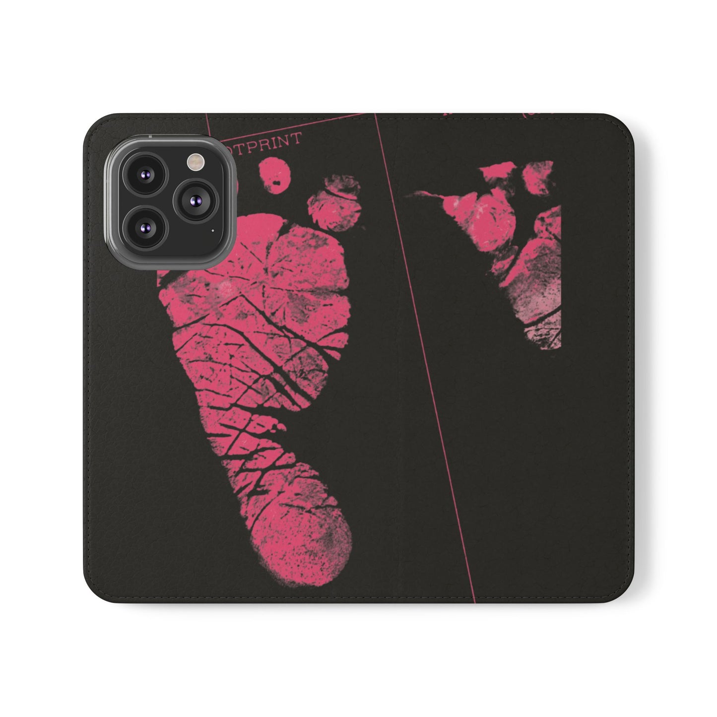 Flip Case – Mom’s Little Pink Footprints