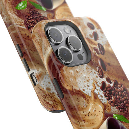 Impact-Resistant Phone Case – Love at First Sip – Compatible with iPhone 11–17 & Samsung Galaxy S22–S26 Series
