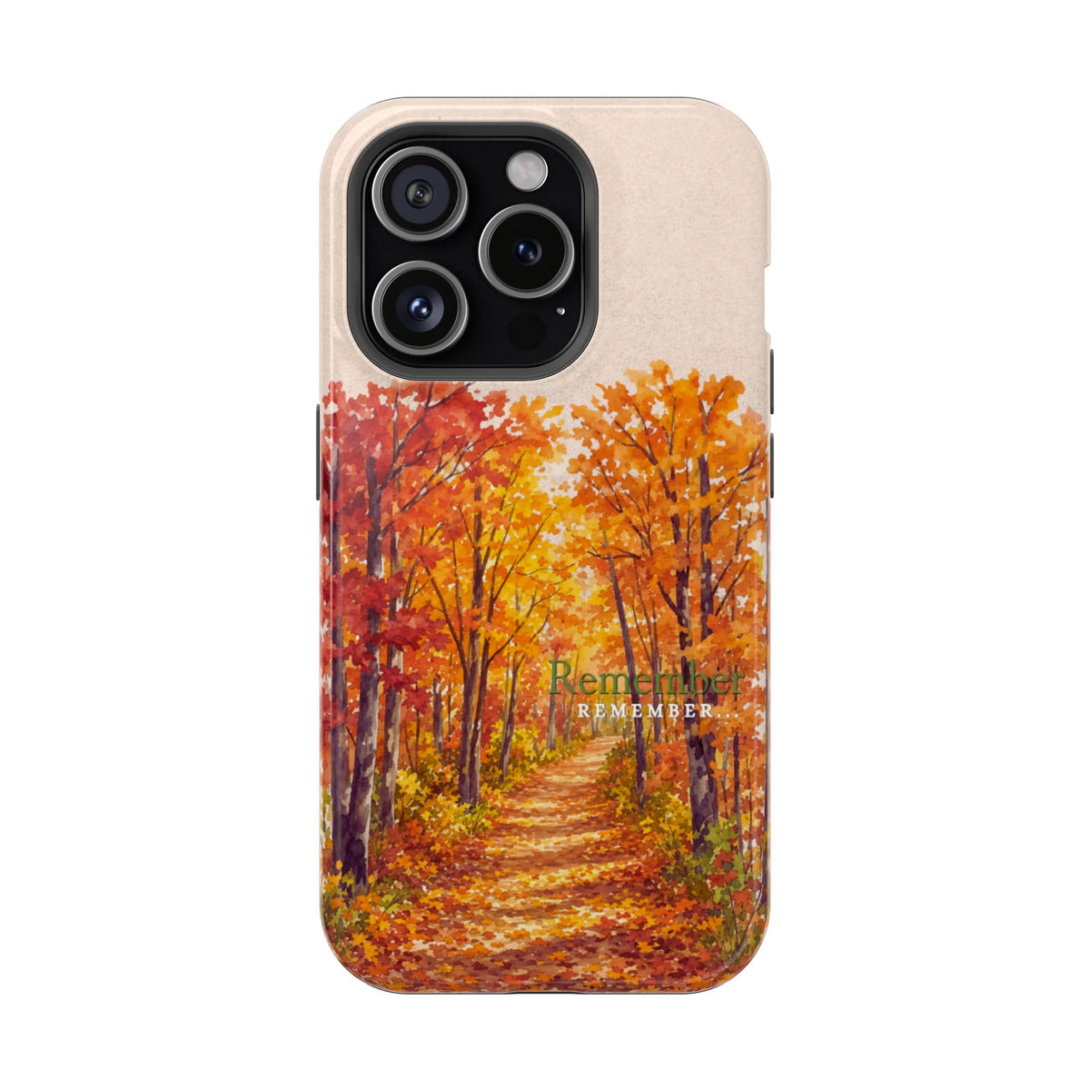 Wireless-Charging Compatible Case – Autumn Remembered – Compatible with iPhone 13–17 & Samsung Galaxy S25–S26 Series