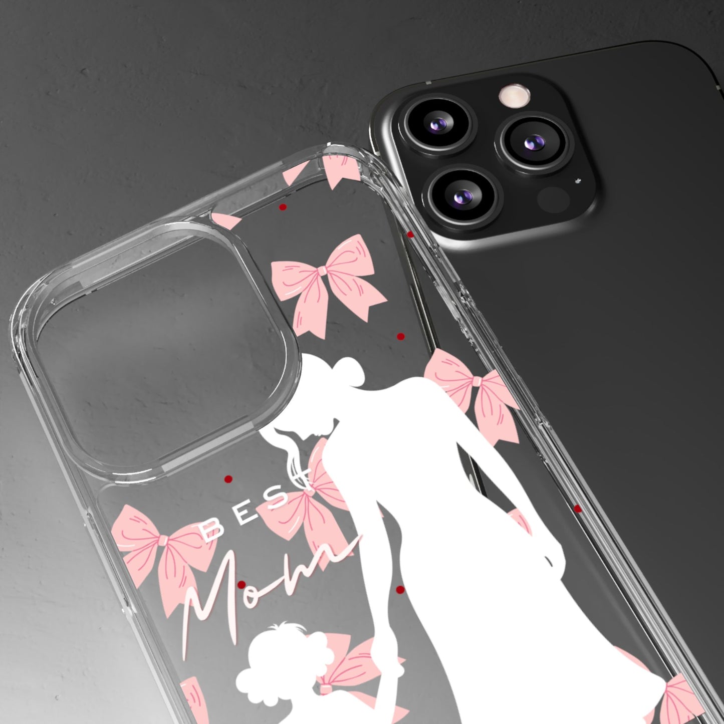 Clear Phone Case – Best Mom: My Little Girl