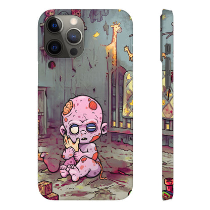 Phone Case — Creepy Cute Zombie Baby Nursery Design