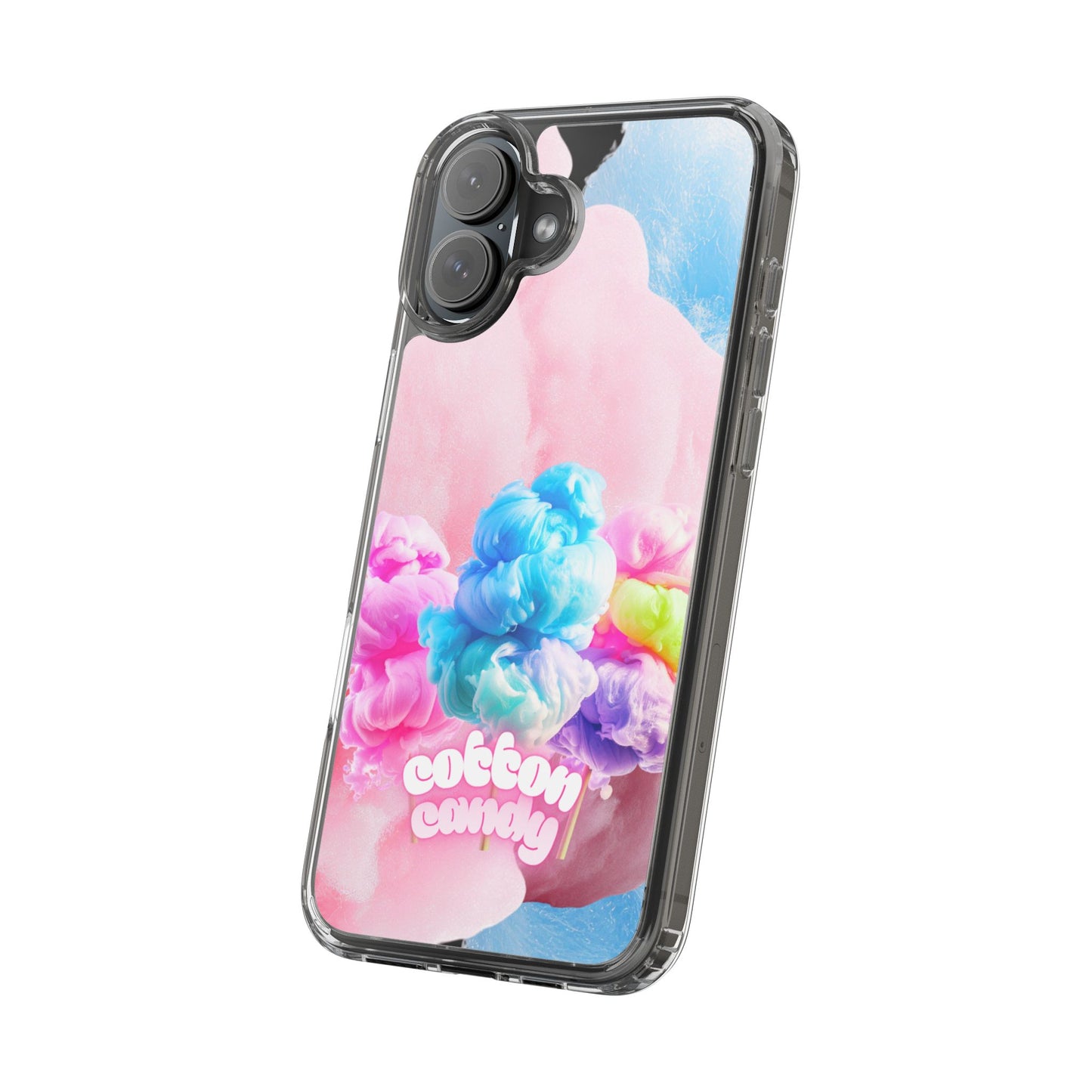 Clear Phone Case – Cotton Candy Dream