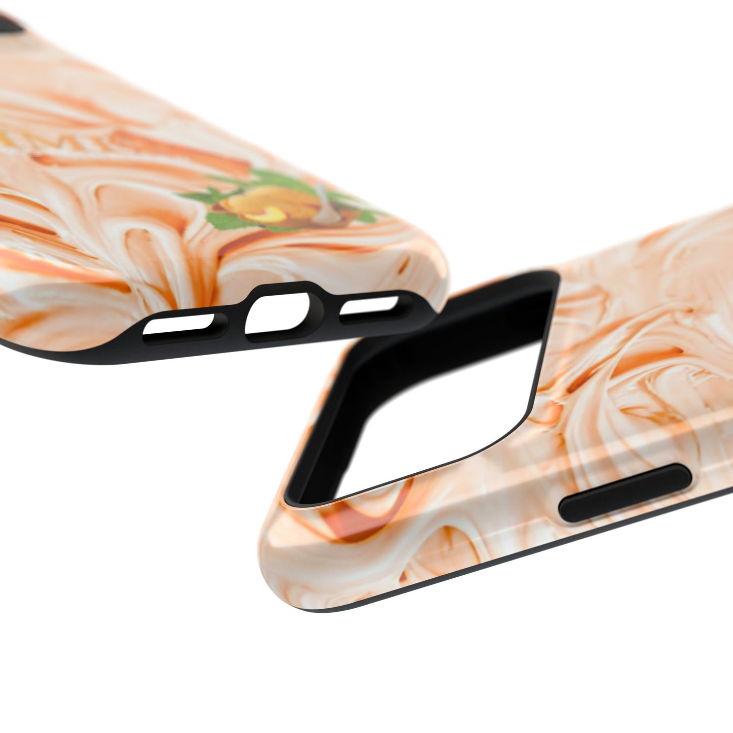 Impact-Resistant Phone Case – Peach Sorbet