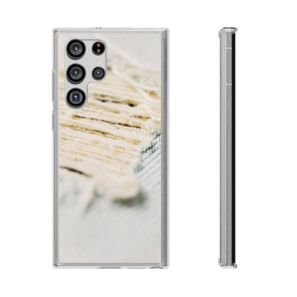 Clear Phone Case – Woven Warmth