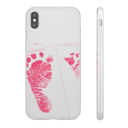 Flexi Case – Mom’s Little Pink Footprints