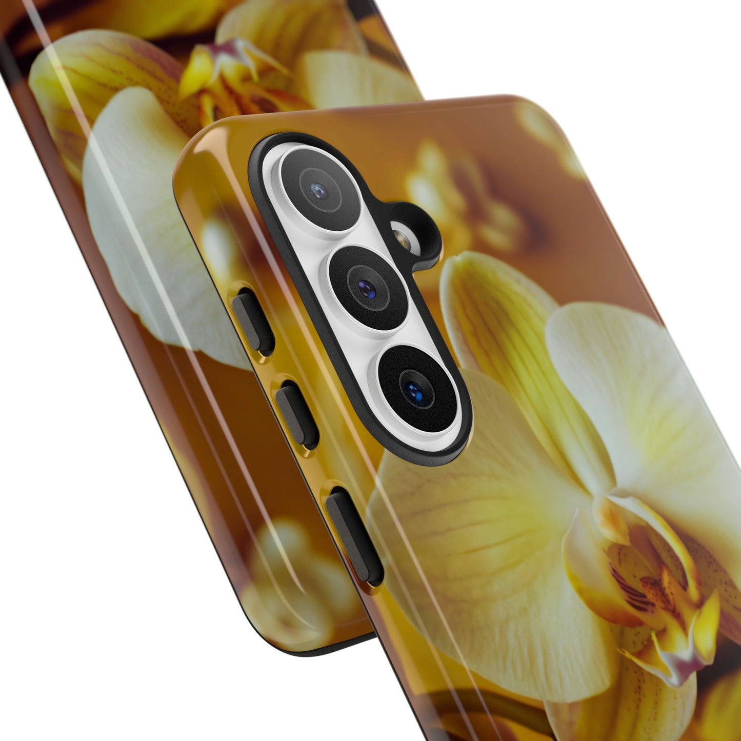 Protective Phone Case – Amber Orchid