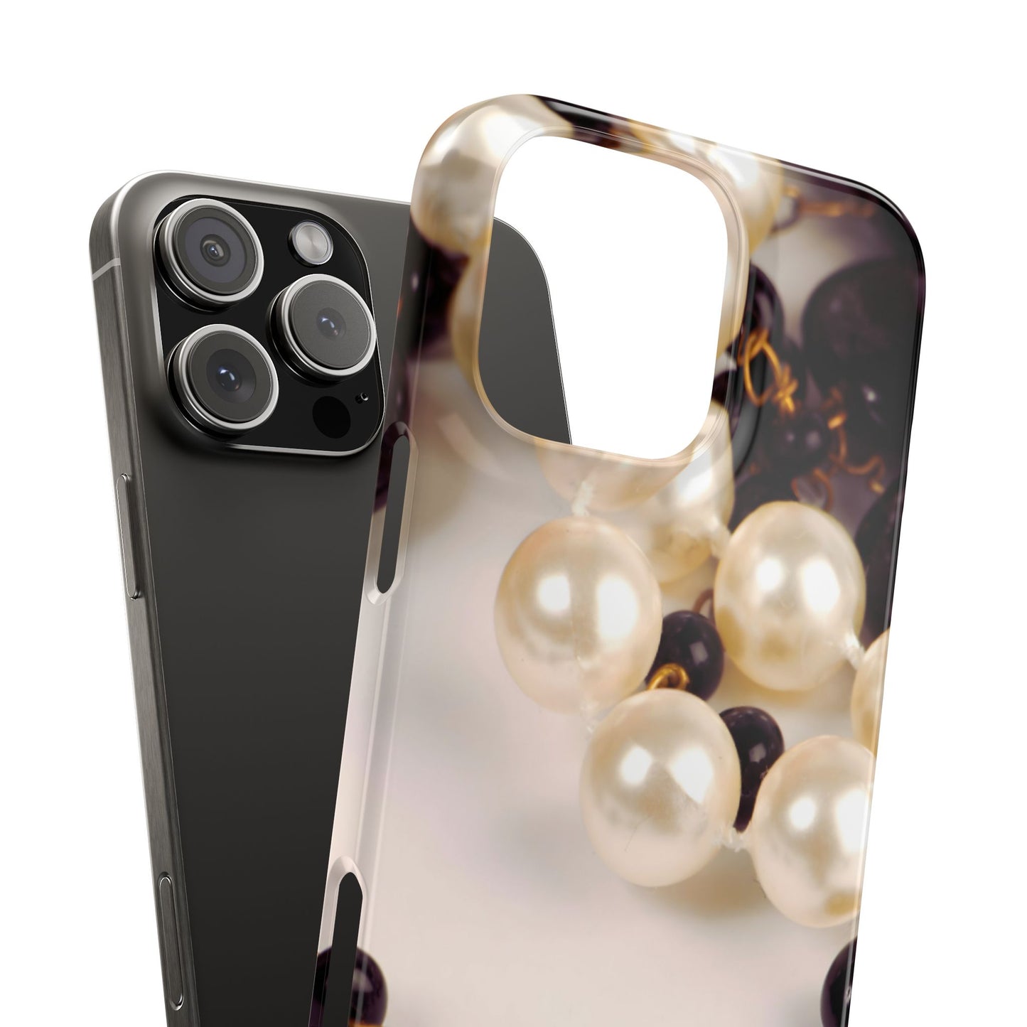 Snap Phone Case – Noir Pearl