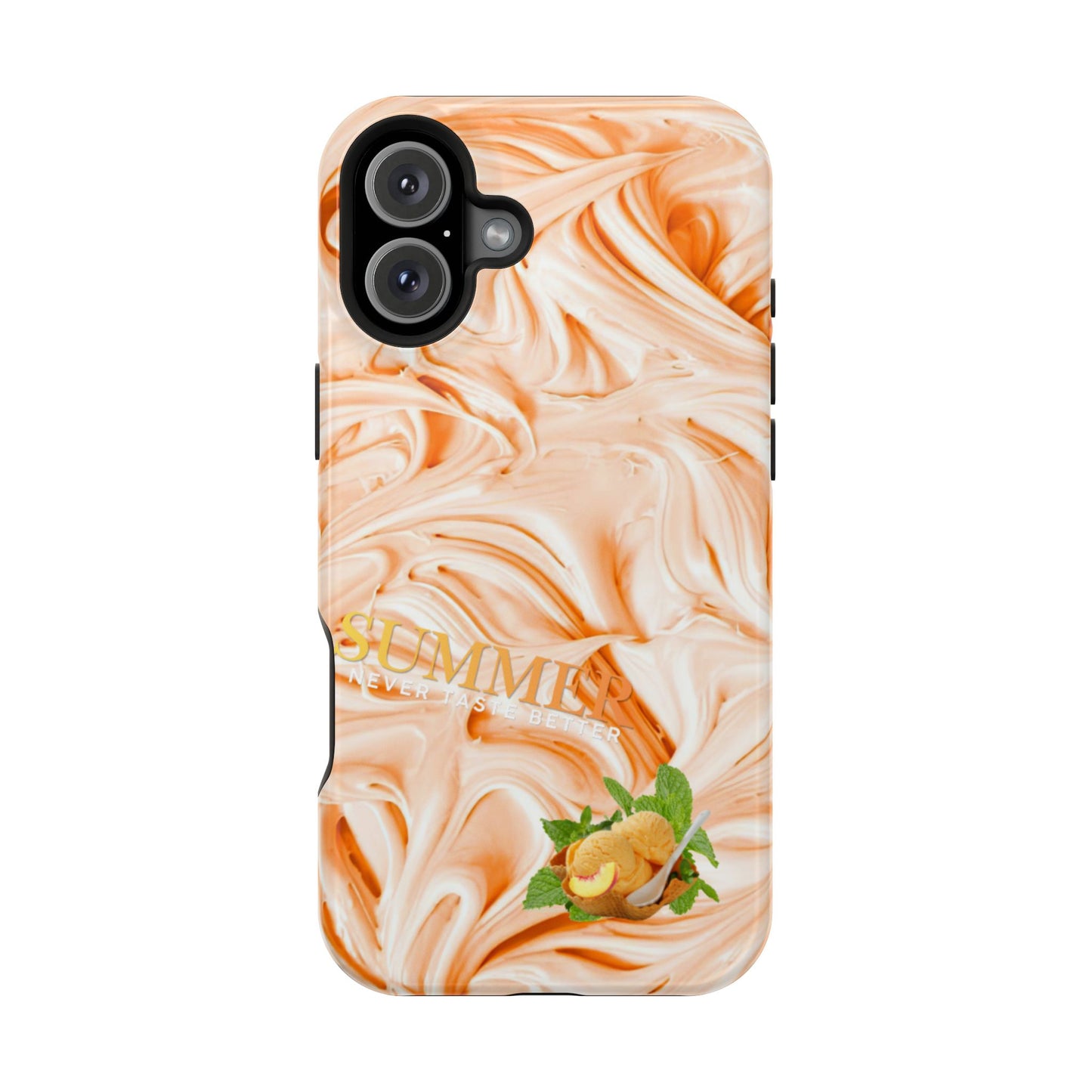 Wireless-Charging Compatible Case – Peach Sorbet