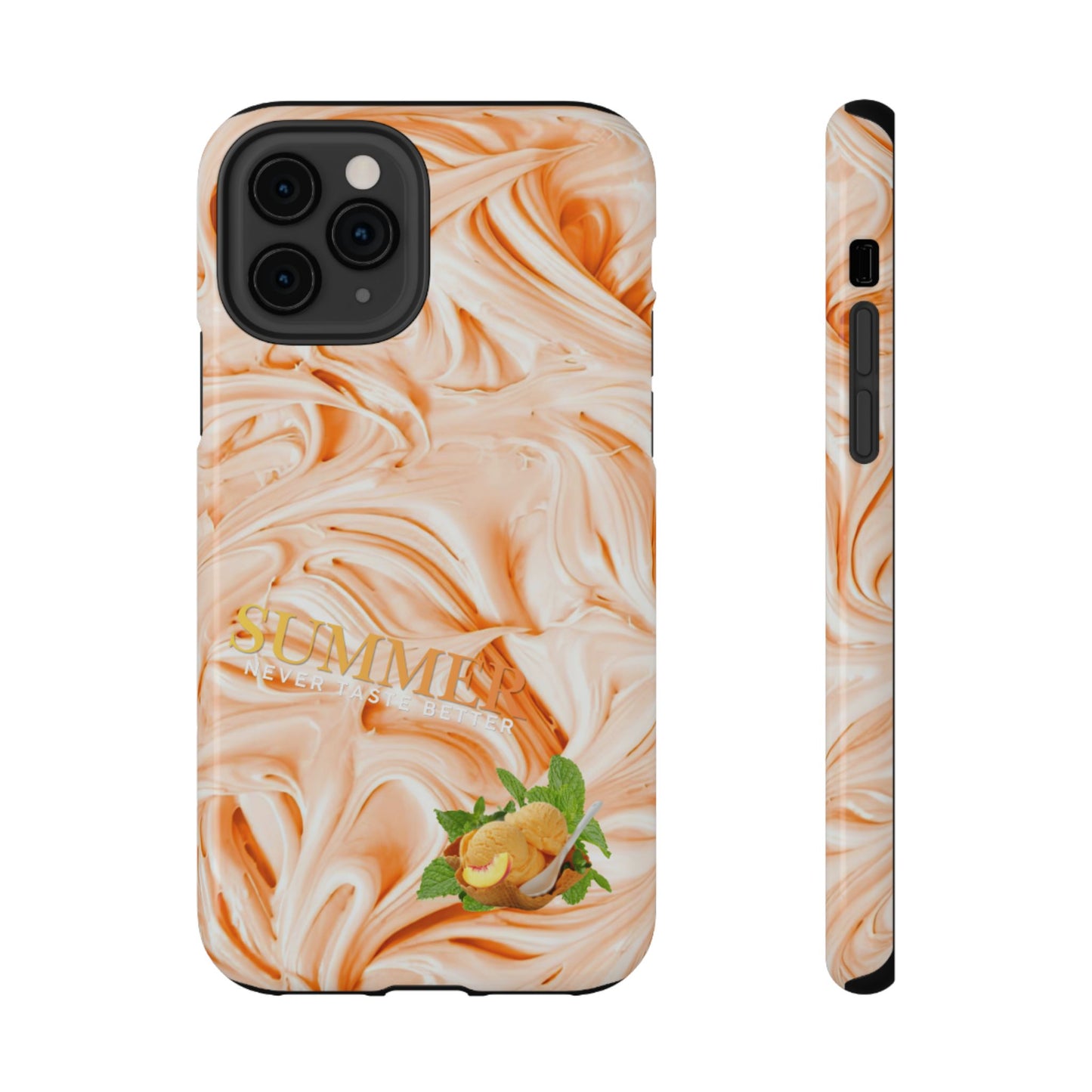 Impact-Resistant Phone Case – Peach Sorbet