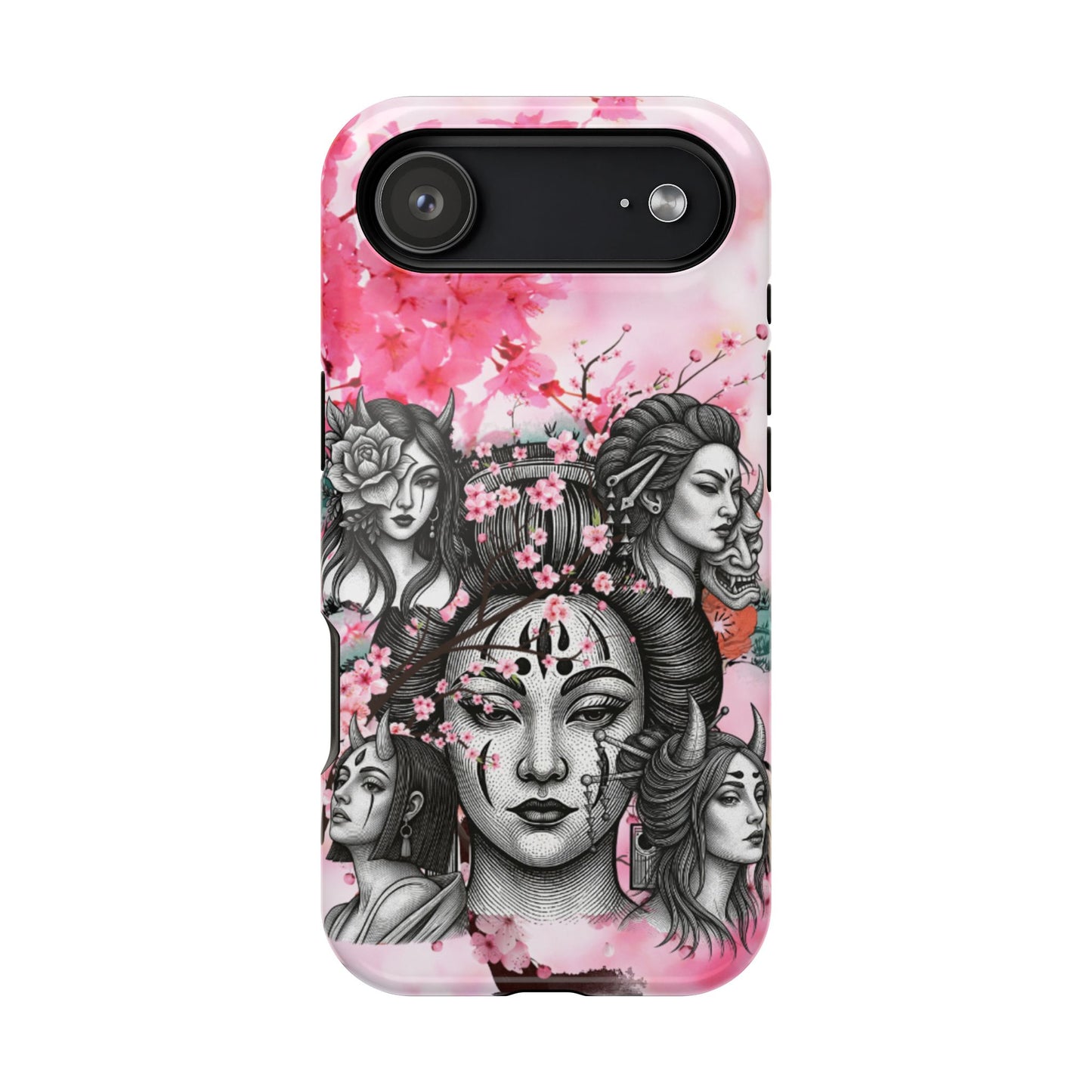 Wireless-Charging Compatible Case – Blossom & Thorn