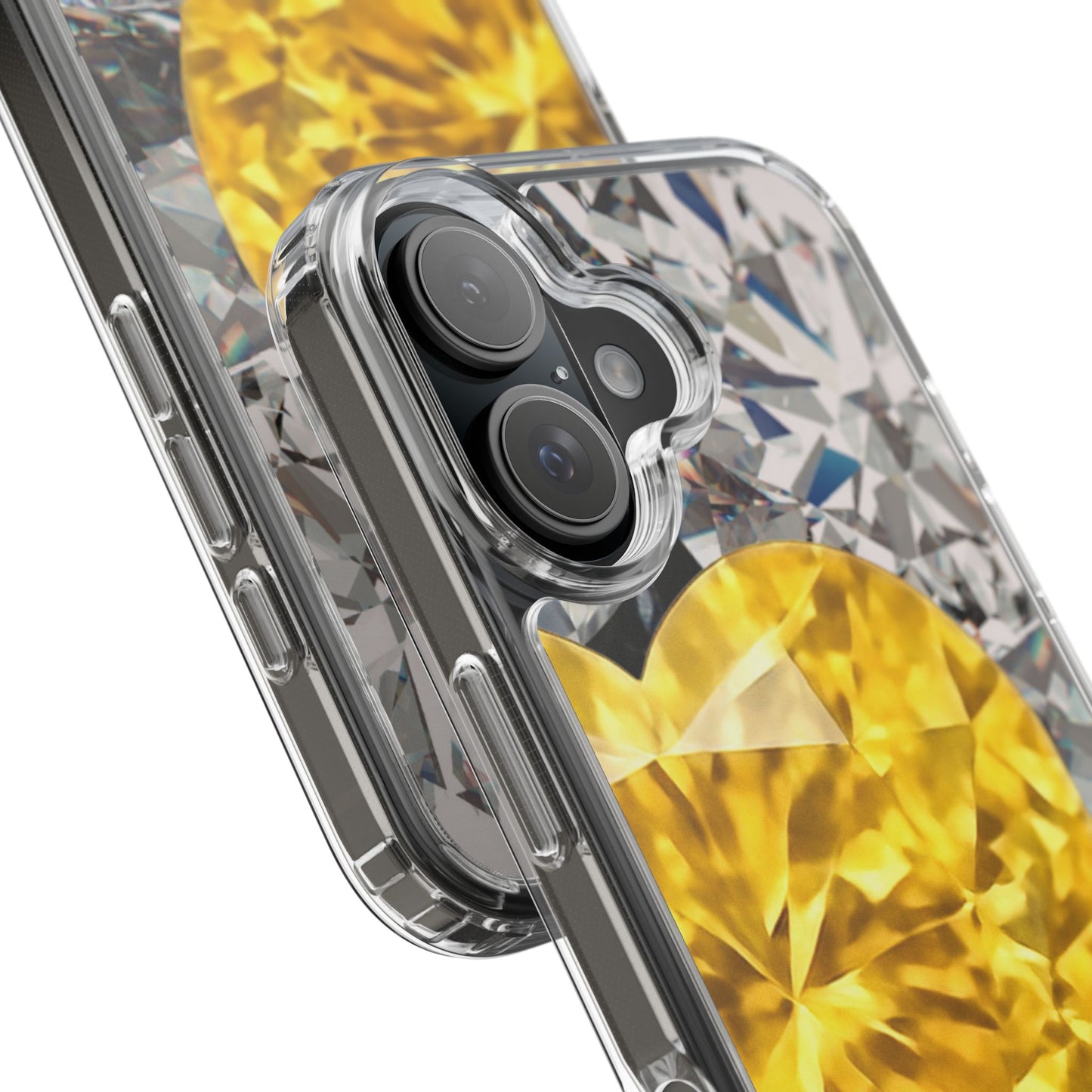 Clear Phone Case – Heart of Gold