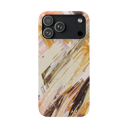 Snap Phone Case – Brush & Bronze