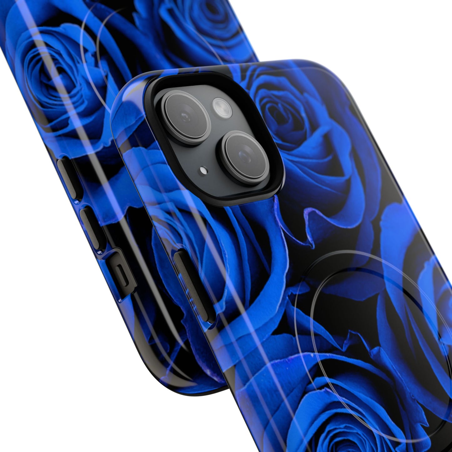 Protective Magnetic Phone Case – Midnight Bloom