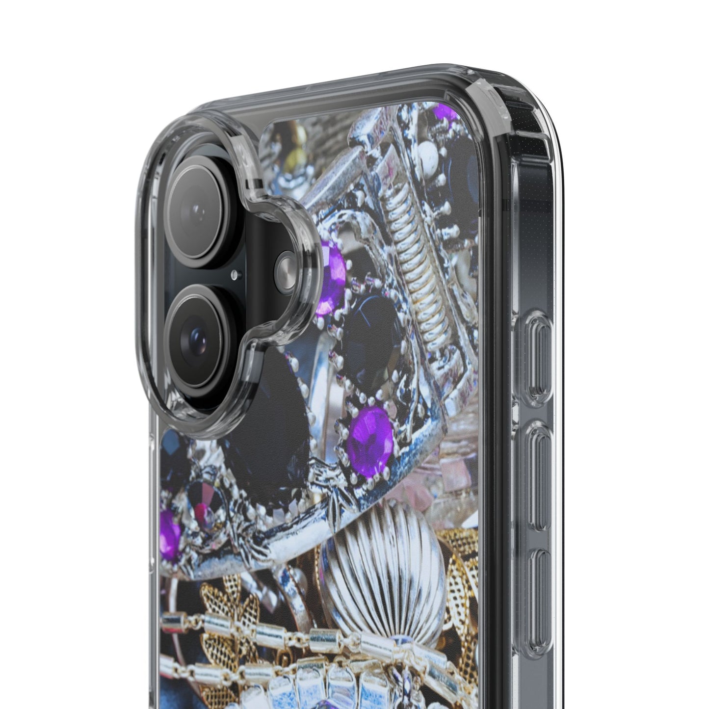 Clear Phone Case – Chrome Jewel