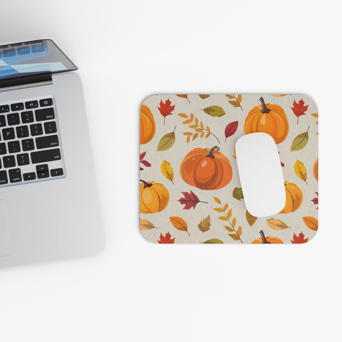 Rectangle Mouse Pad – Falling for Pumpkin