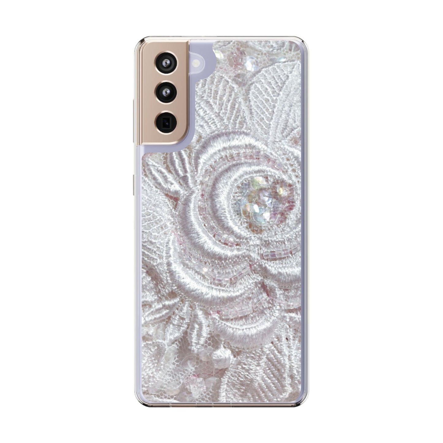 Clear Phone Case – Lace Veil