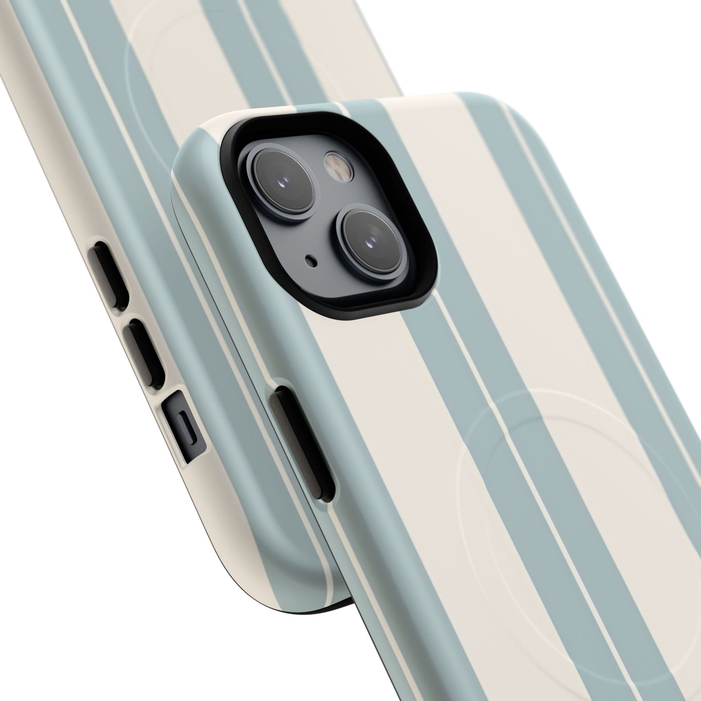 Protective Magnetic Phone Case - Coastal Stripe