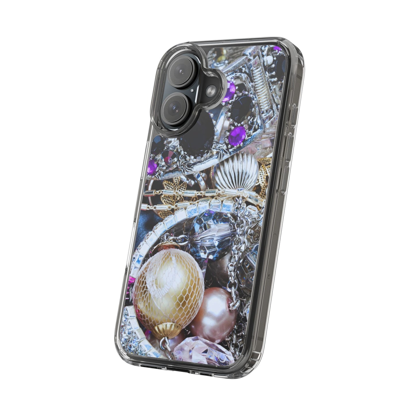 Clear Phone Case – Chrome Jewel