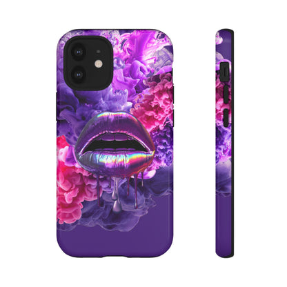Protective Phone Case – Purple Haze Lips