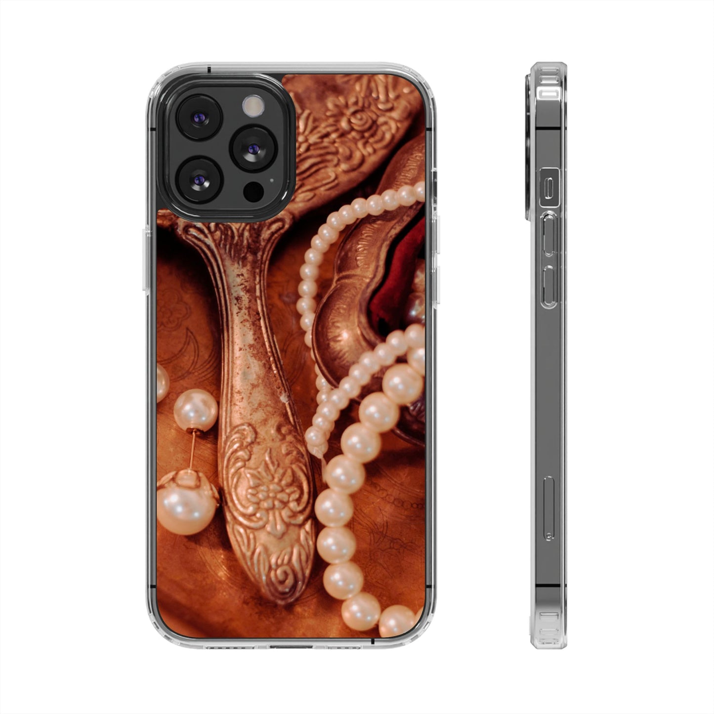 Clear Phone Case – Bronze Vanity
