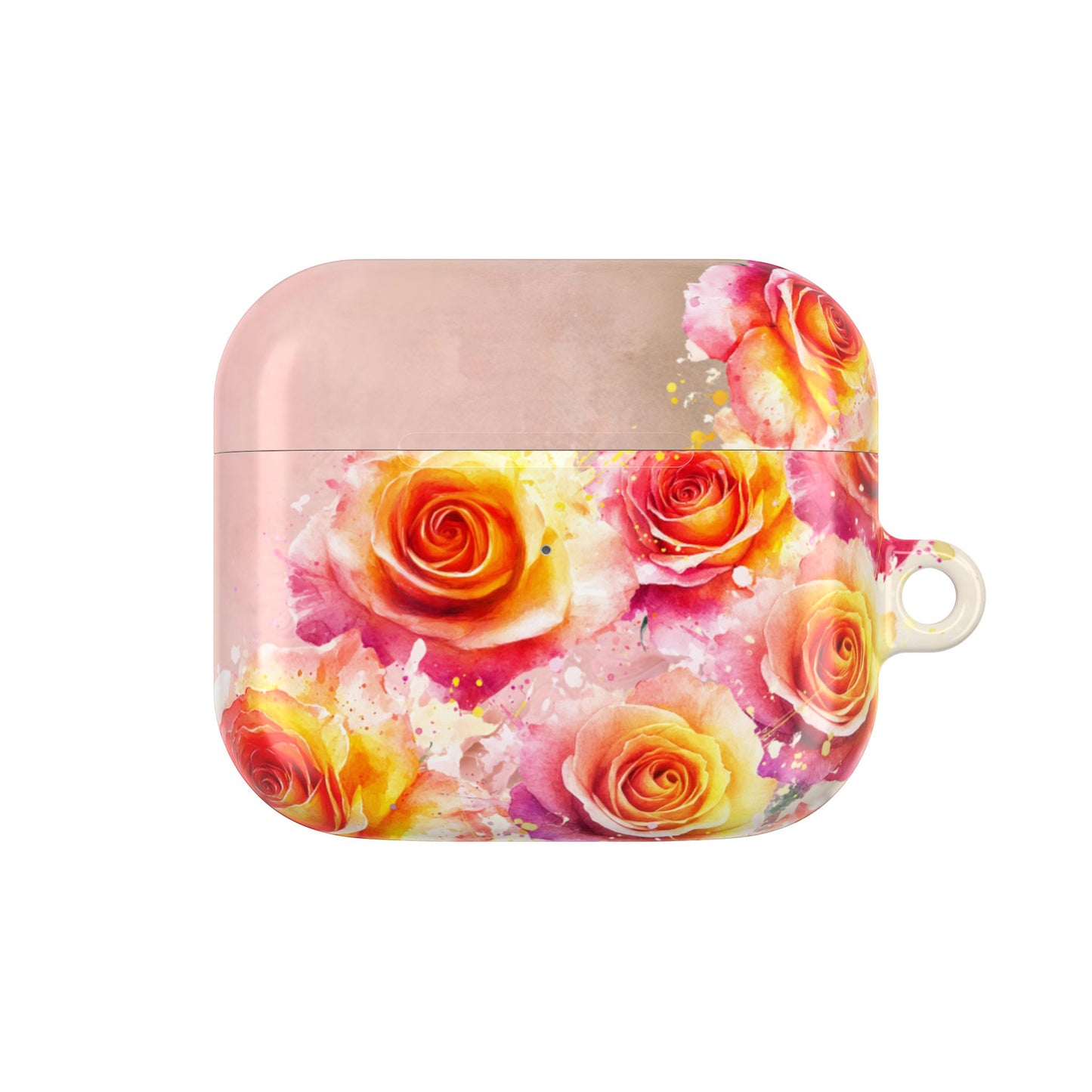 Earbud Case Cover – Sunset Roses