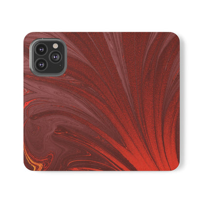 Flip Case – Crimson Current