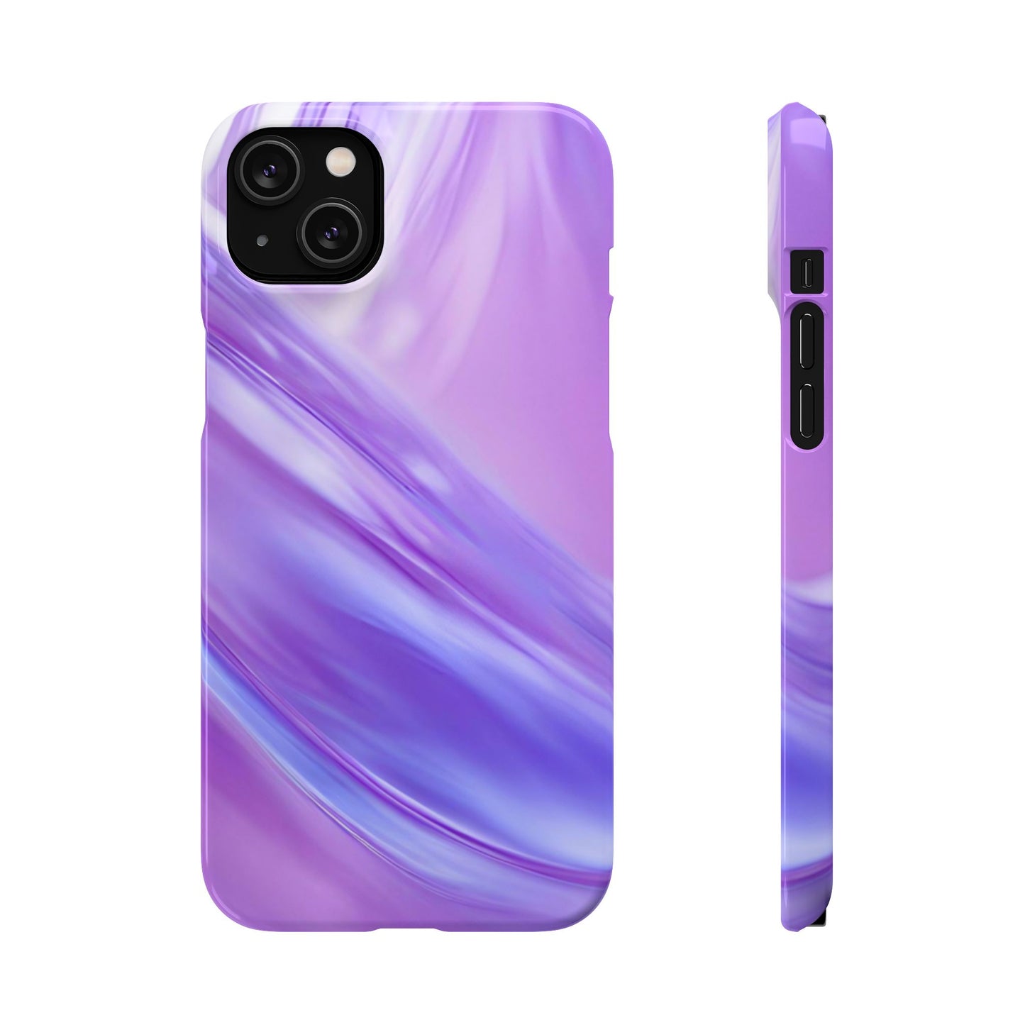 Snap Phone Case – Lavender Wave