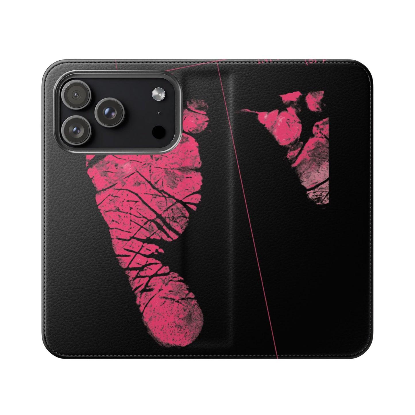 Flip Case – Mom’s Little Pink Footprints