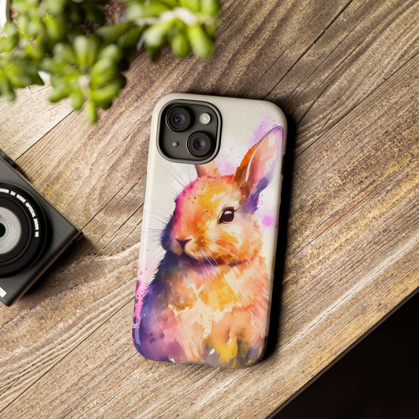 Protective Phone Case – Painted Hare